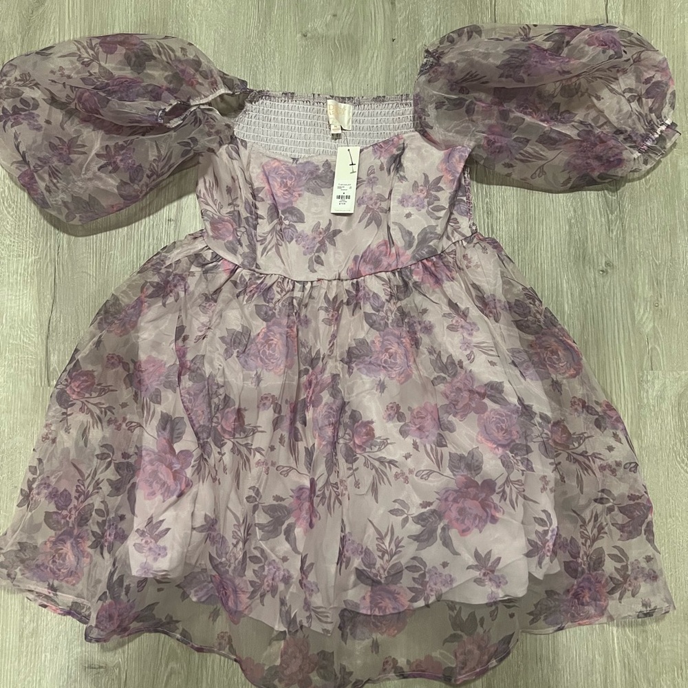NWT Floral baby doll dress